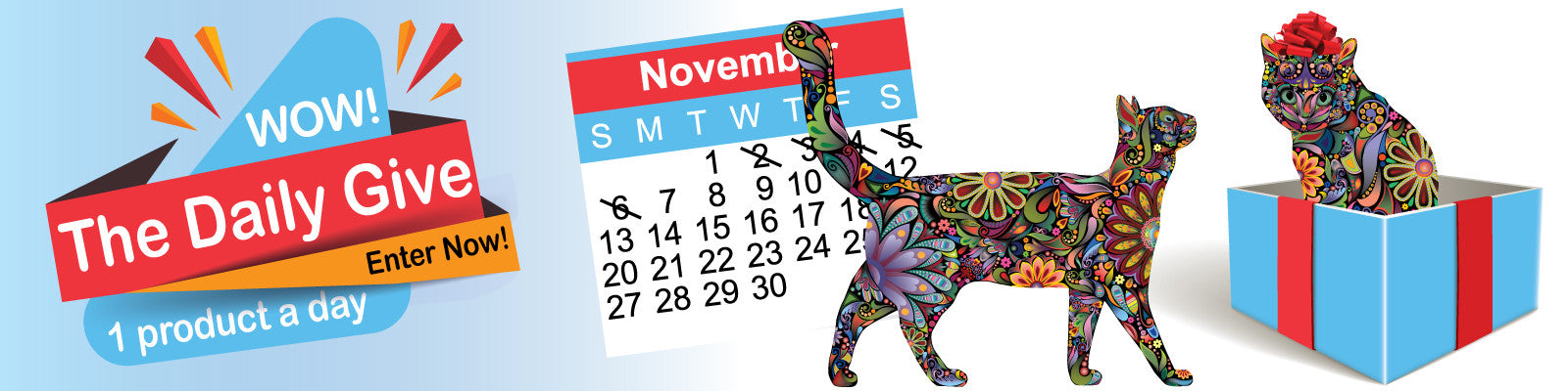 The Daily Give ~ Enter Daily To Win Now Through November 30th