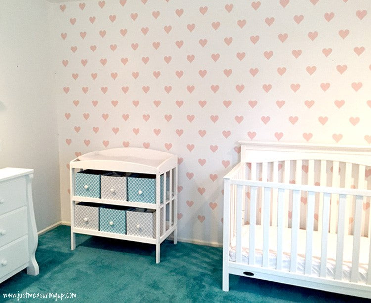 From Zig-Zags to Hearts: How to Easily Stencil an Accent Wall