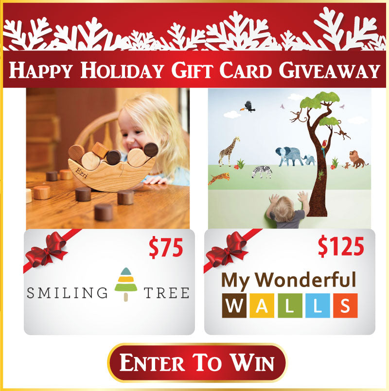 Win $200 to Spend on Holiday Gifts with My Wonderful Walls and Smiling Tree Toys