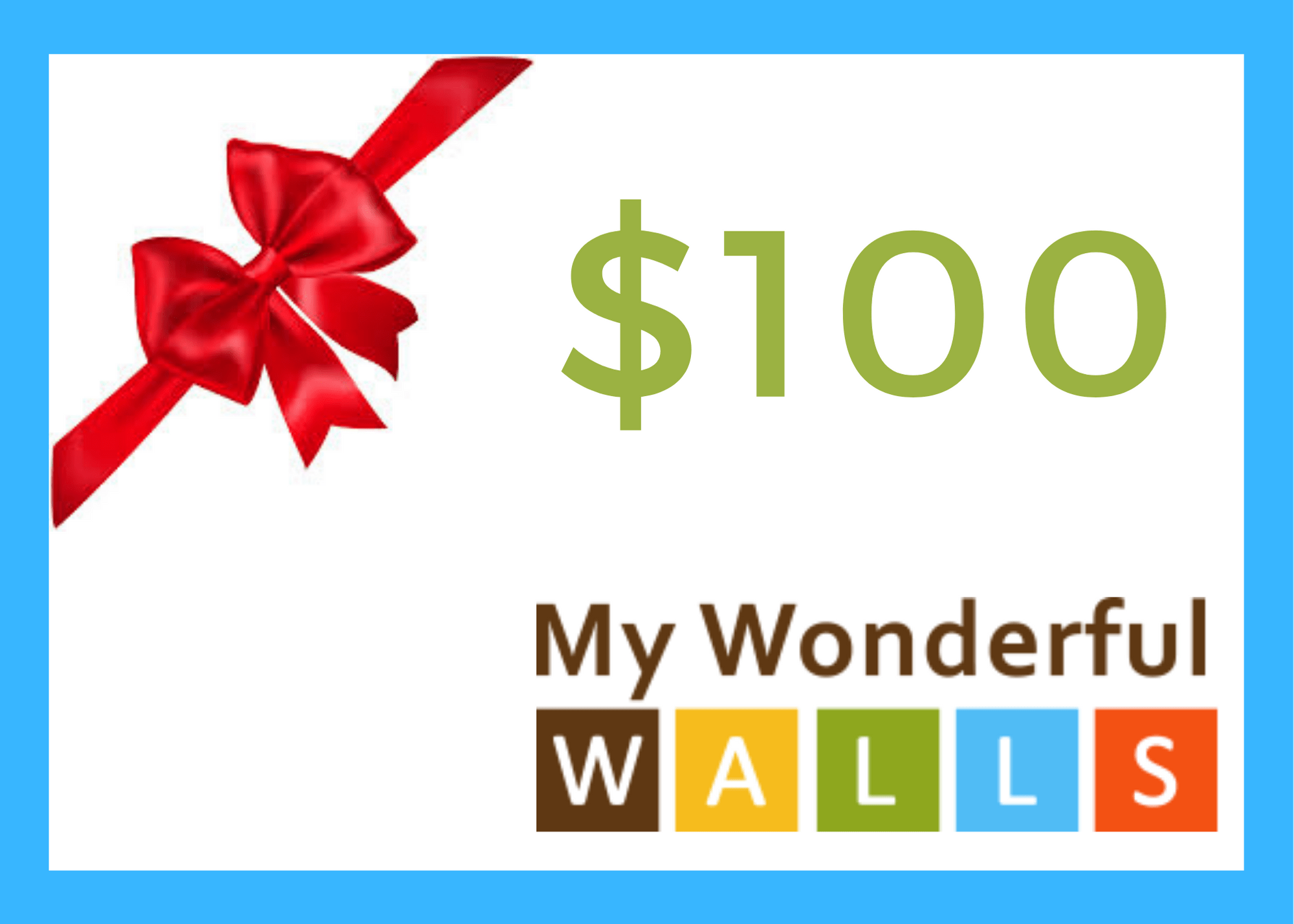 Win $100 to Spend on Holiday Gifts at My Wonderful Walls - My Wonderful Walls