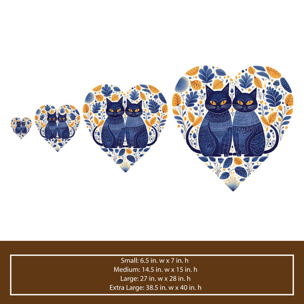Cat decal sizes