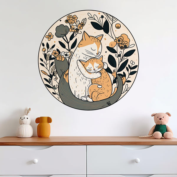 Cat Sticker in Nursery 2