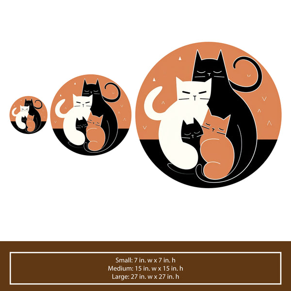 Cat decal sizes