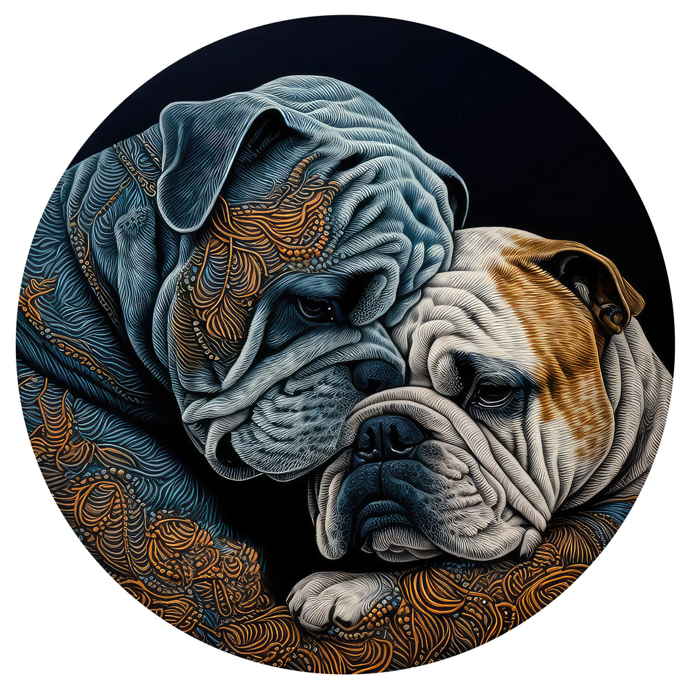 Bulldogs in Love sticker