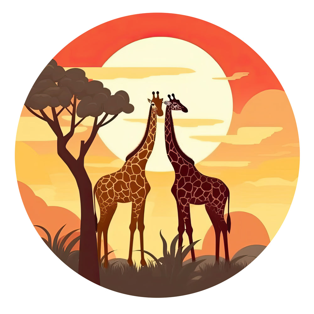 Giraffe sticker