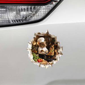 Chef Mouse Hole Decal
