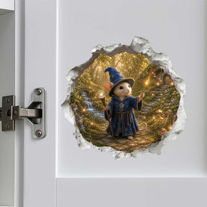 Wizard Mouse Hole Decal
