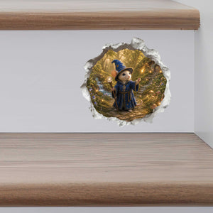 Wizard Mouse Hole Decal