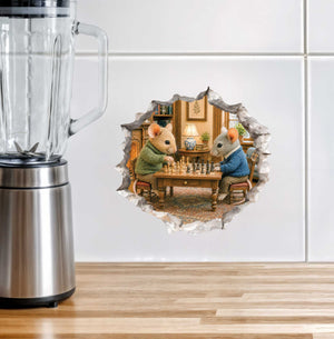 Chess Mouse Hole Decal