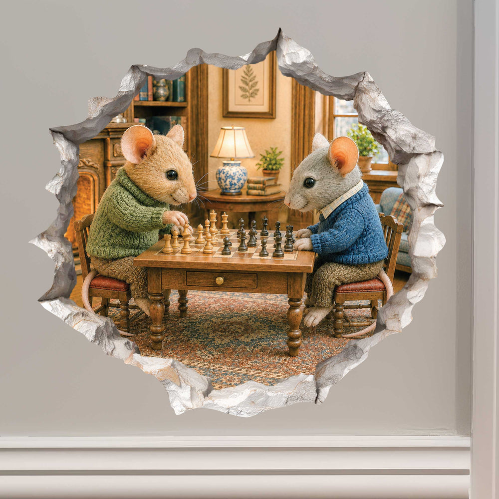 Chess Mouse Hole Decal