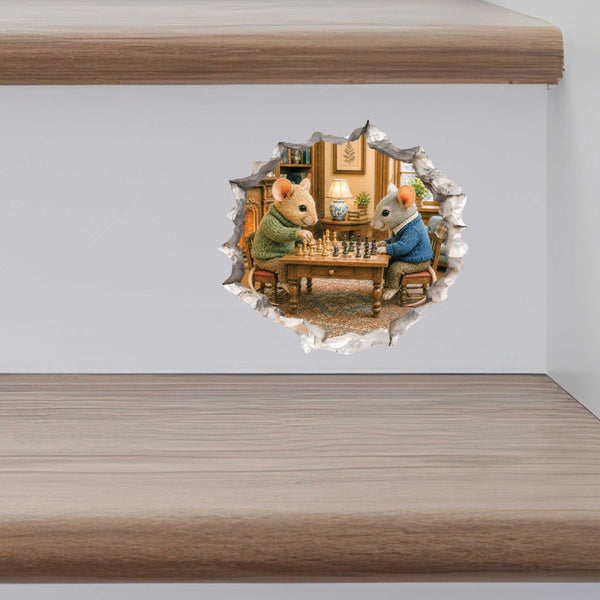 Chess Mouse Hole Decal