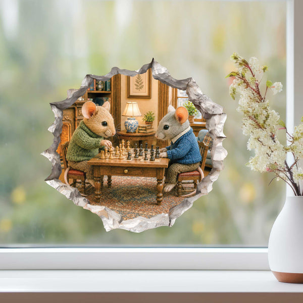 Chess Mouse Hole Decal
