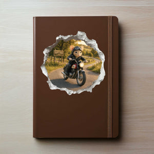 Motorcycle Mouse Hole Decal