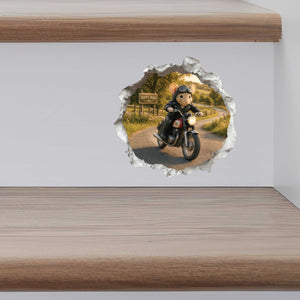 Motorcycle Mouse Hole Decal