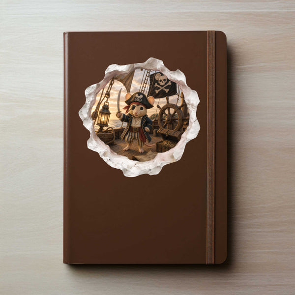 Pirate Mouse Hole Decal