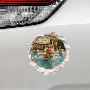 Swimmer Mouse Hole Decal
