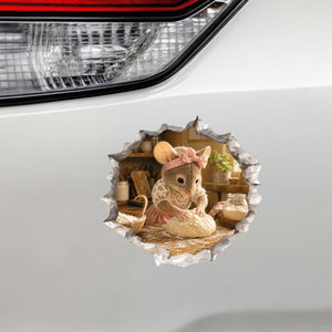Home Baker Mouse Hole Decal