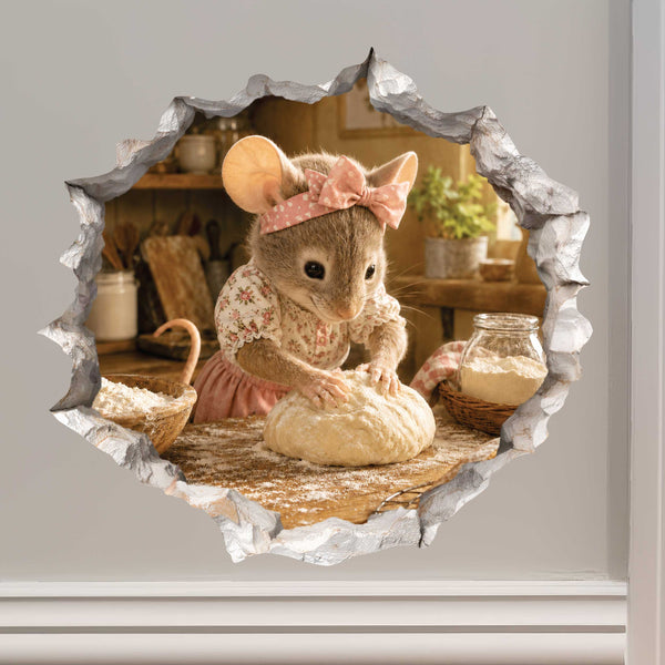 Home Baker Mouse Hole Decal