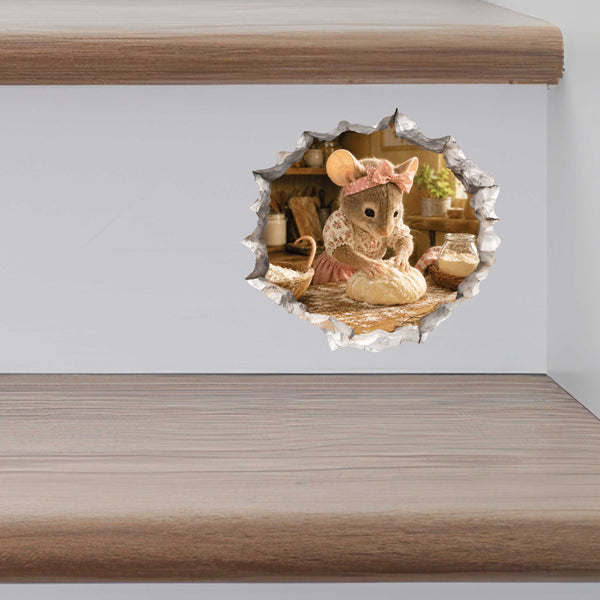 Home Baker Mouse Hole Decal