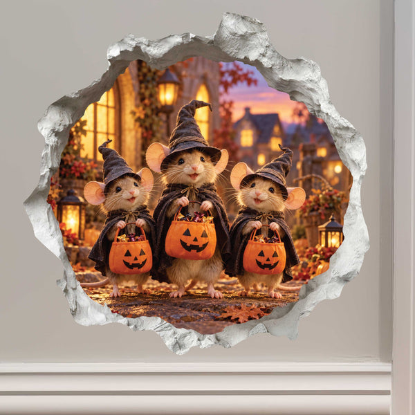 Halloween Mouse Hole Decal Bundle