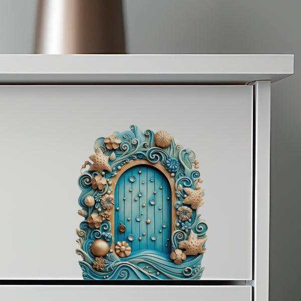 By The Seaside Fairy Door decal on dresser