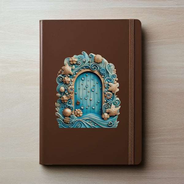 By The Seaside Fairy Door decal on notebook