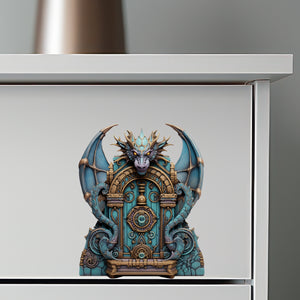 Dragon Fantasy House decal on dresser
