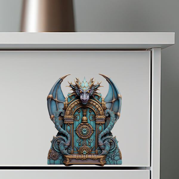 Dragon Fantasy House decal on dresser