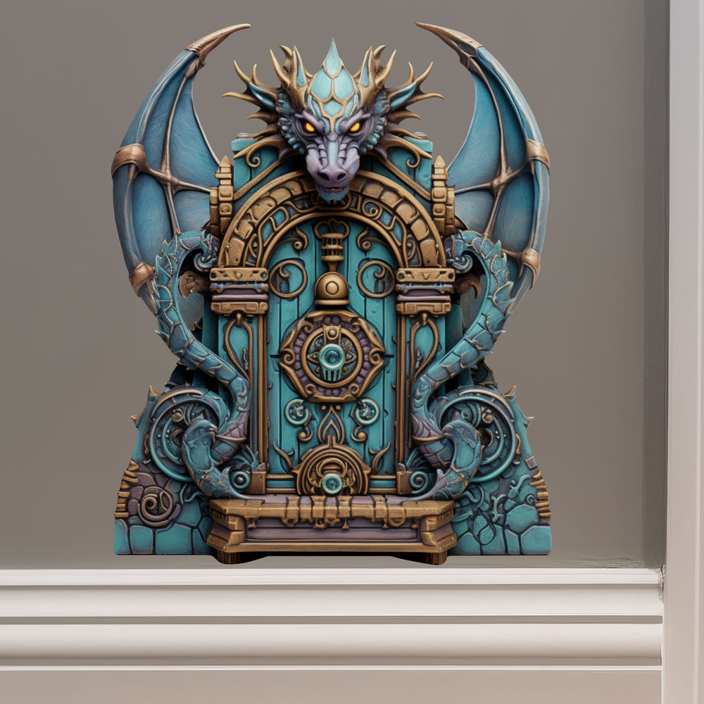Dragon Fantasy House decal on wall