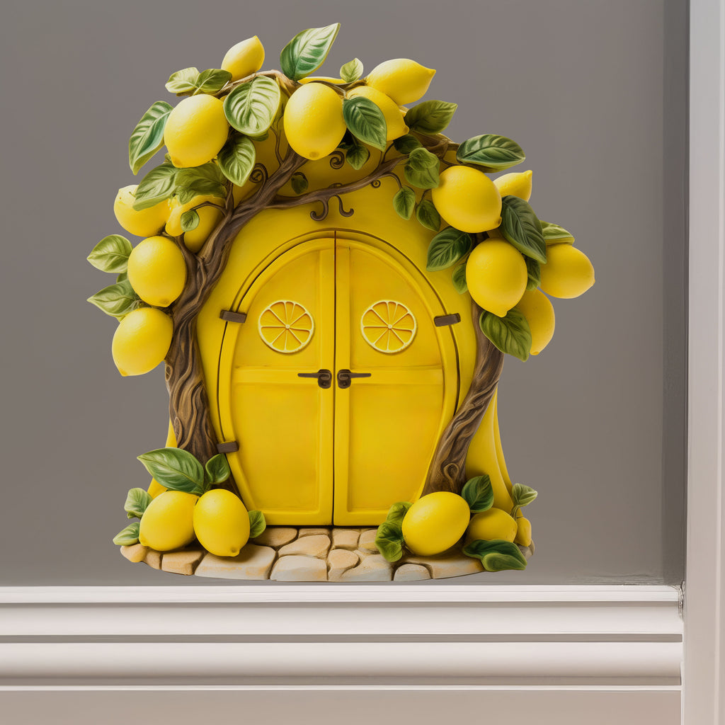 Lemon Tree House decal on wall