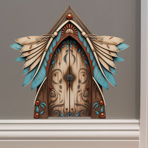 Native American Tribal Sioux House decal on wall