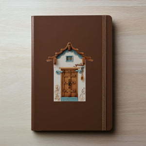 Korean Traditional House decal on notebook