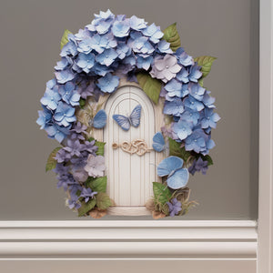 Hydrangea Flower Garden House decal on wall