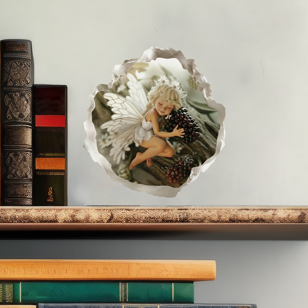 Blackberry Fairy Decal with books