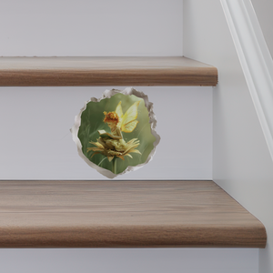 Reading Daisy Fairy Decal on stairs
