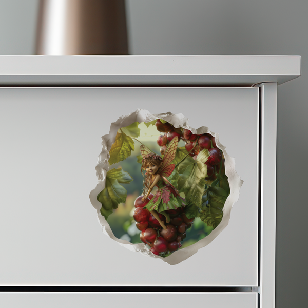 Grape Fairy Decal on dresser