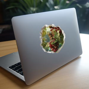 Grape Fairy Decal on laptop