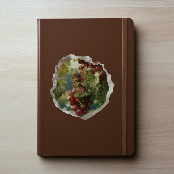 Grape Fairy Decal on notebook