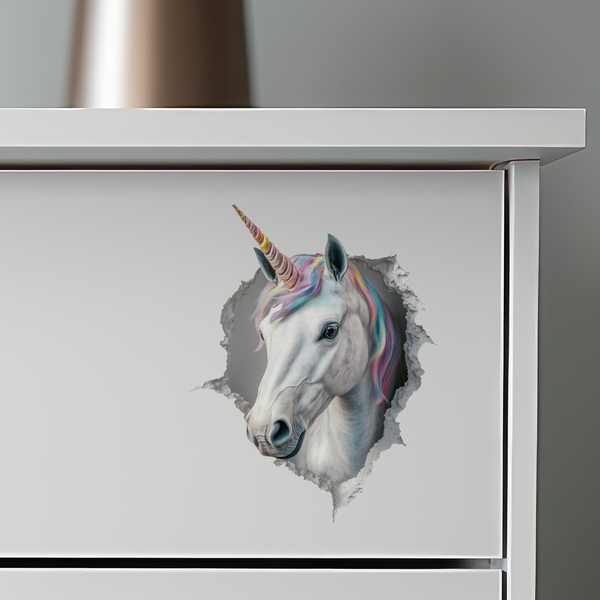 Unicorn Decal on dresser