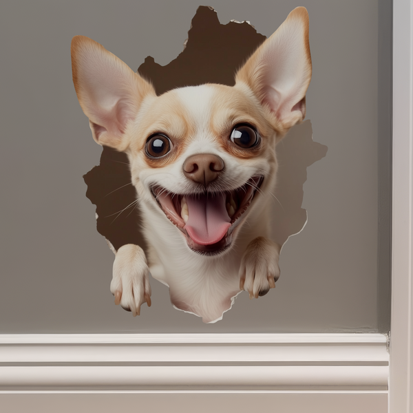 Chihuahua Decal on wall