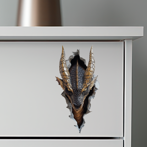 Black Dragon Decal on dresser