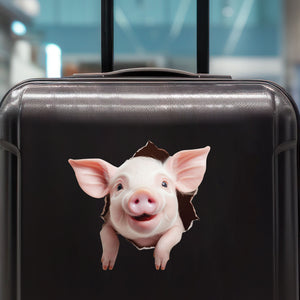 Mini Pig Wall Hole Sticker 