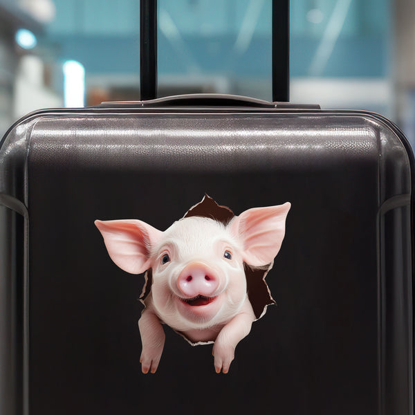 Mini Pig Wall Hole Sticker 
