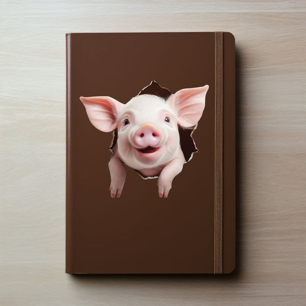 Mini Pig Wall Hole Sticker 