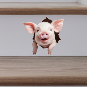 Mini Pig Wall Hole Sticker 