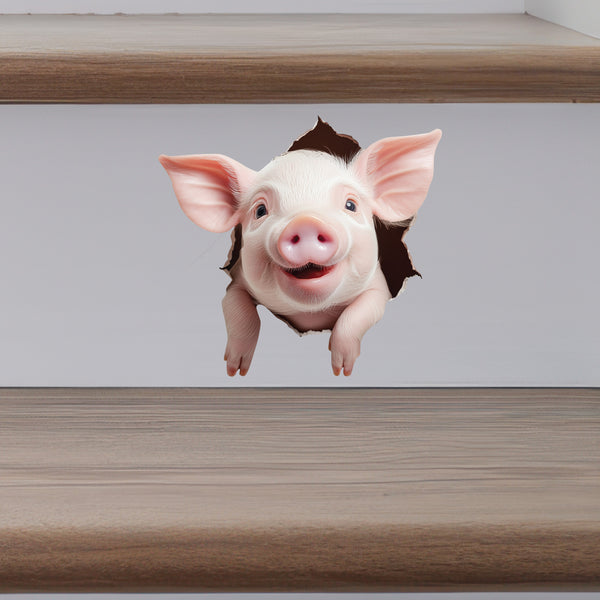 Mini Pig Wall Hole Sticker 