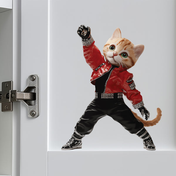 80s Cat Decal