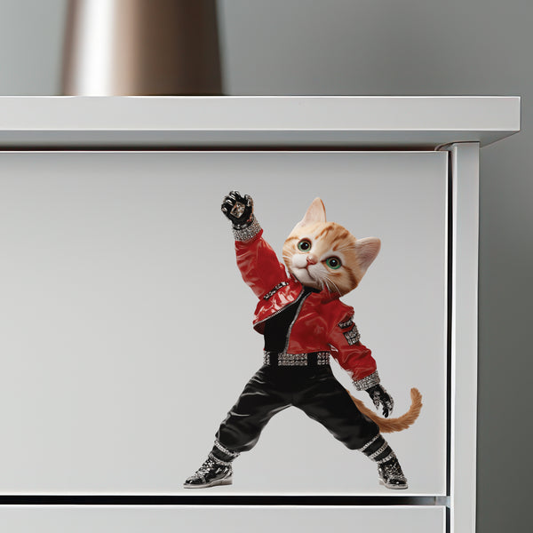 80s Cat Decal
