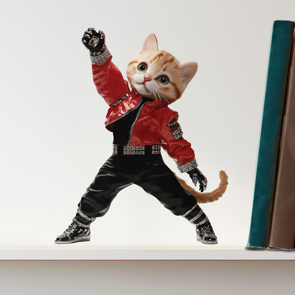 80s Cat Decal