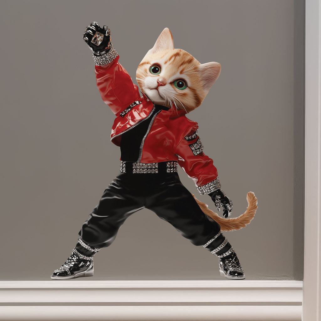 80s Cat Decal